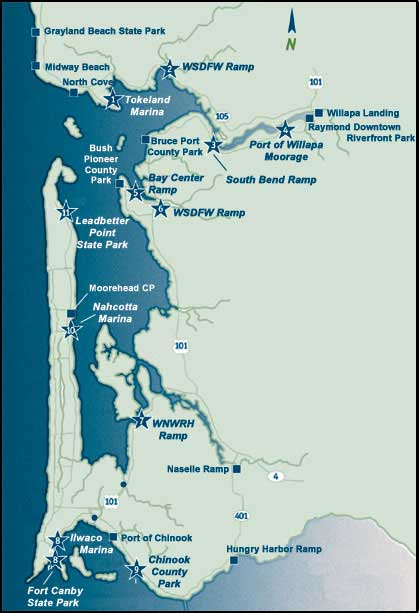 Willapa Bay Map